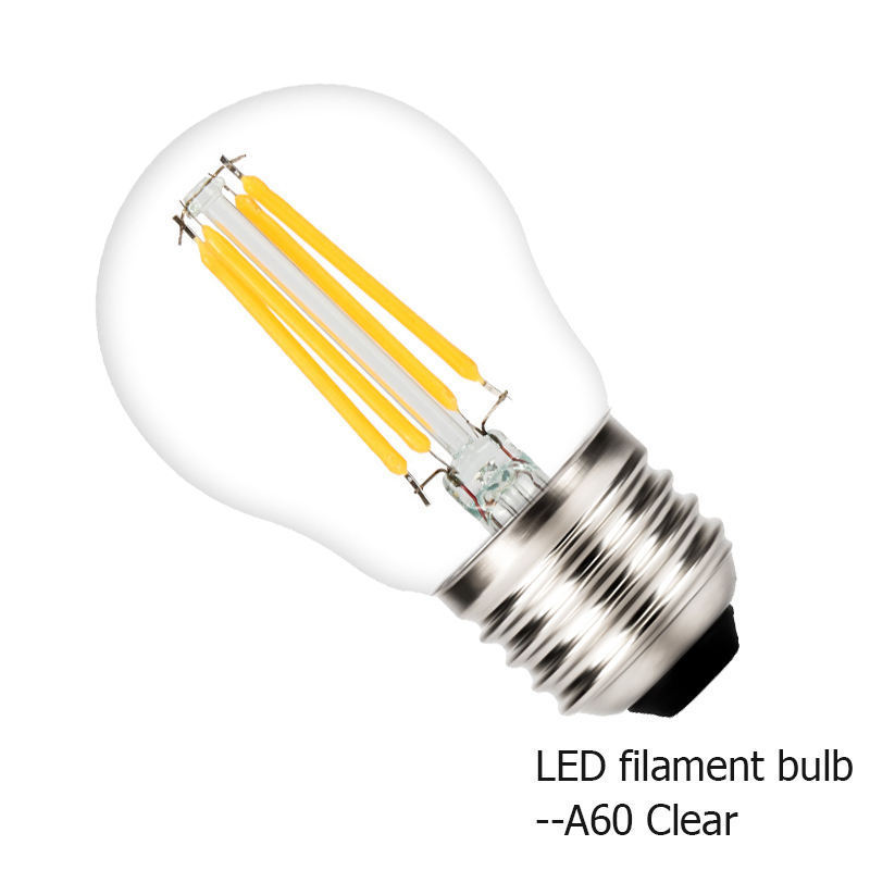 Best Selling E27 10W 12W Kit A60 G80 Clear Glass Home Lighting Energy Saving Tungsten Lamp Led Filament Bulb Edison Bulb