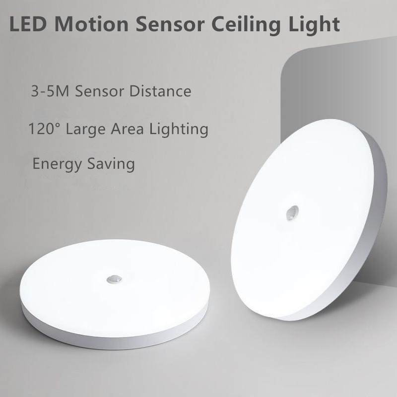 Modern LED Ceiling Lights 12W 18W Smart PIR Motion Sensor Night Light 220V Round Ceiling Lamps for Living Room Stair Corridor