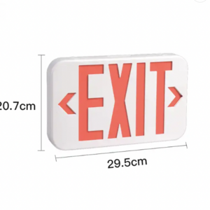 USA Led Exit Emergency Light With Backup Battery  Red Green Double Sided Exit Sign For Hospital Hotel