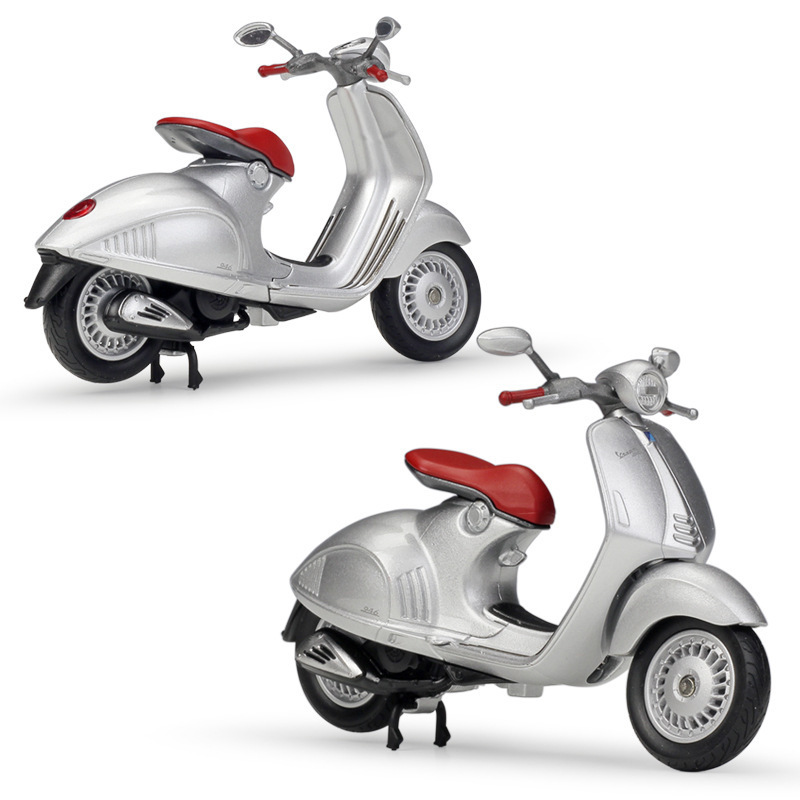 Hot Selling Welly VESPA 946 2014 1:18 Diecast Motorcycle Simulation Alloy Motorcycle Model