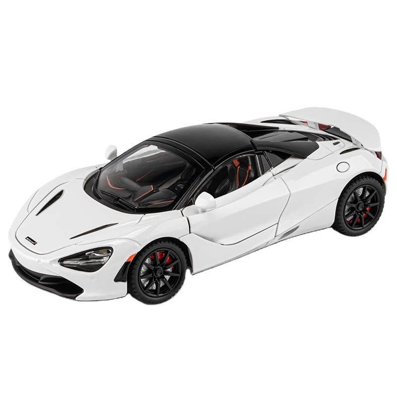 CHEZHI 1:24 Mclaren-720s Light And Sound Pull Back Super Sport Car Diecast toys Car Alloy Car Metal Model