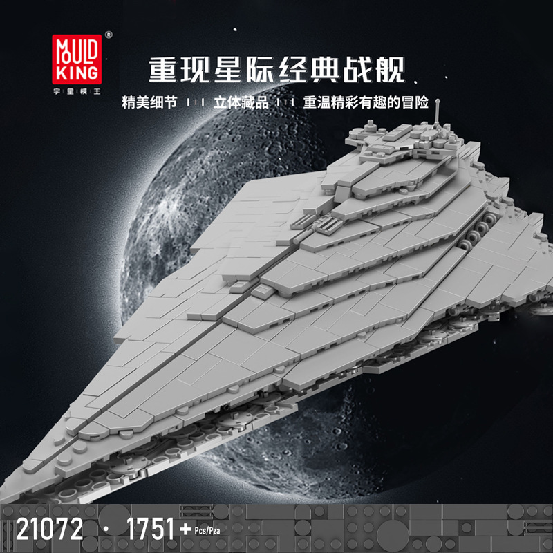 2024 Mould King 21072 Star Plan Wars Toys Fuxing class Star Destroyer Star Warrs Building Block Toys