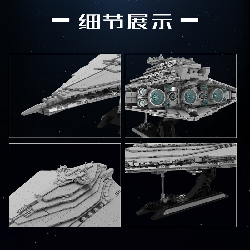 2024 Mould King 21072 Star Plan Wars Toys Fuxing class Star Destroyer Star Warrs Building Block Toys