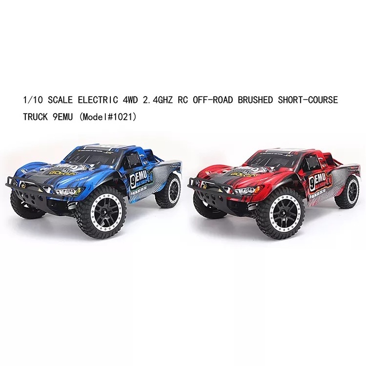 REMO HOBBY 1021 RC 4x4 Truck 1/10 Scale Electric 4WD 2.4Ghz RC Off-Road 30-40 KM/H High Speed Brushed Remote Control Car