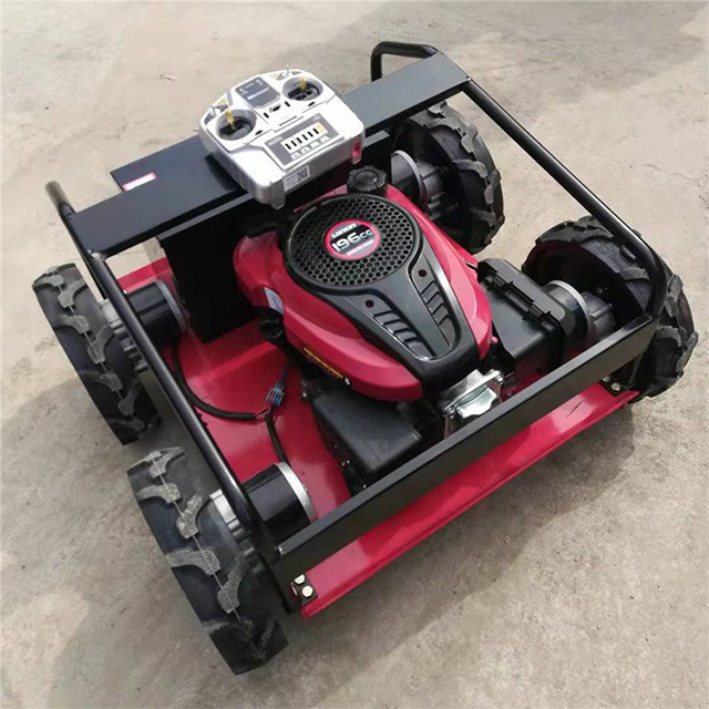 High Quality Grass Cutting Machine Crawler Brush Cutter for Agriculture Electric Remote Control Flail Lawn Mower