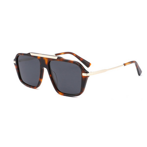 ACETATE Sunglasses High Quality Hand Polished TAC Acetate Polarized Men Sun Glasses Sunglasses Large Frame Sunglasses