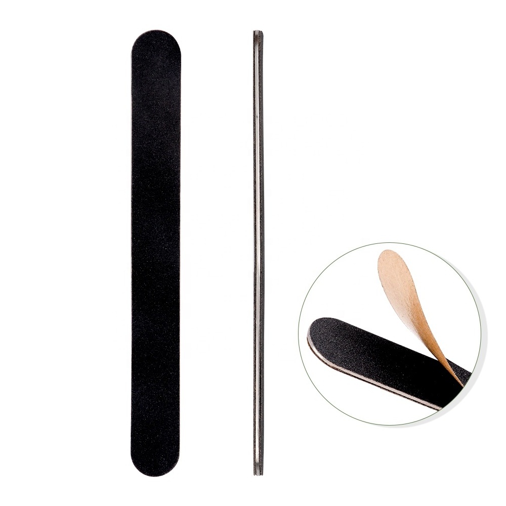 Custom Stainless Steel Nail File Removable Sandpaper Sanding Replacement Nail file