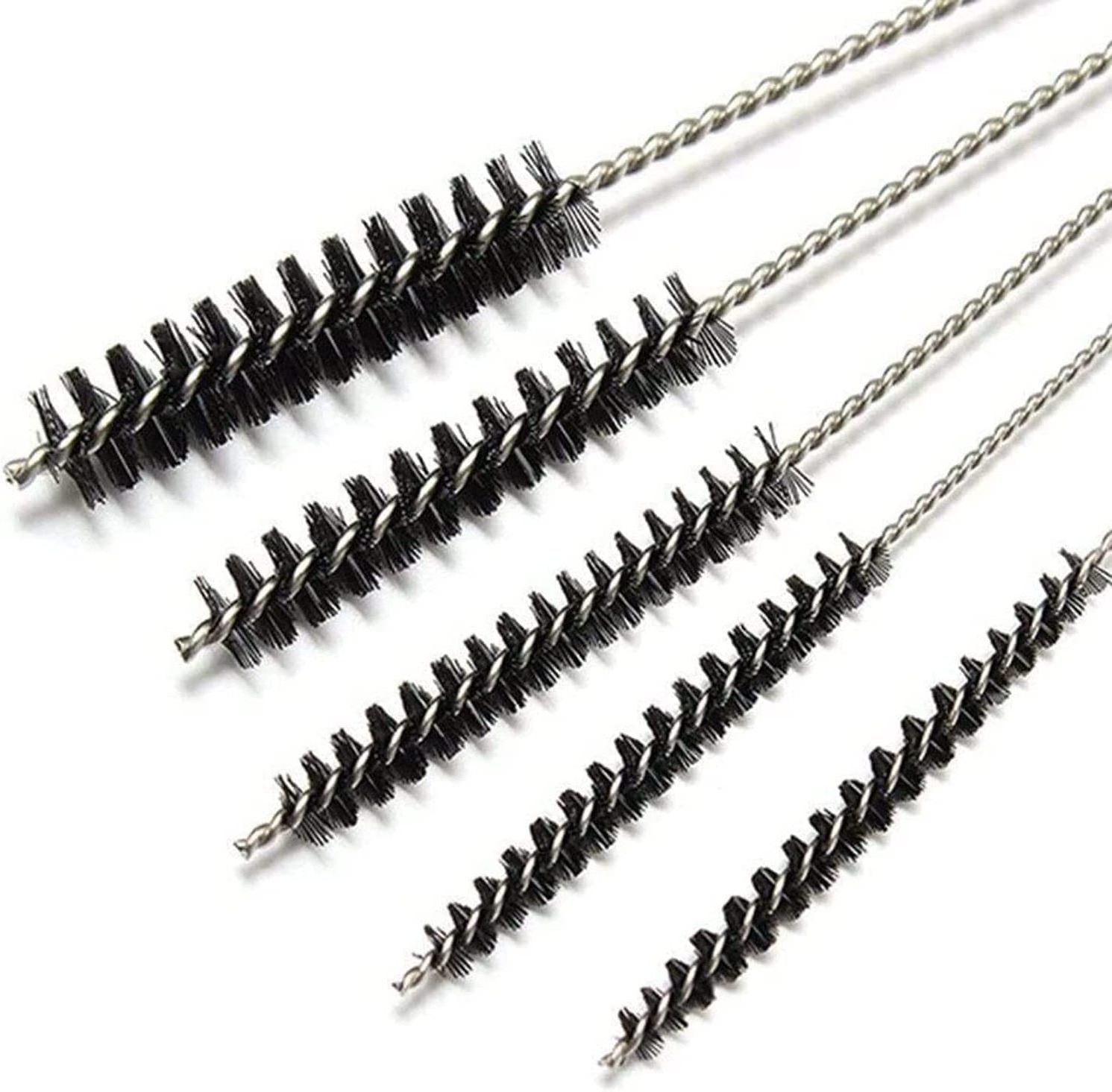 Stainless Steel Tattoo Machine Tube Tip Cleaning Brush Set Airbrush Air Gun Spray Tip Brushes Essential Tattoo Supplies