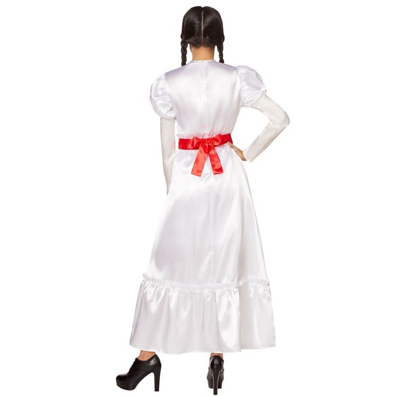 Halloween cosplay costume Weird doll women's horror movie Annabelle ghost baby birth ghost bride clothes