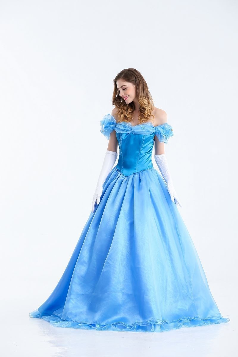 New Halloween Costume Belle Princess Dress Adult Beauty and the Beast Belle Snow Game Party Costume