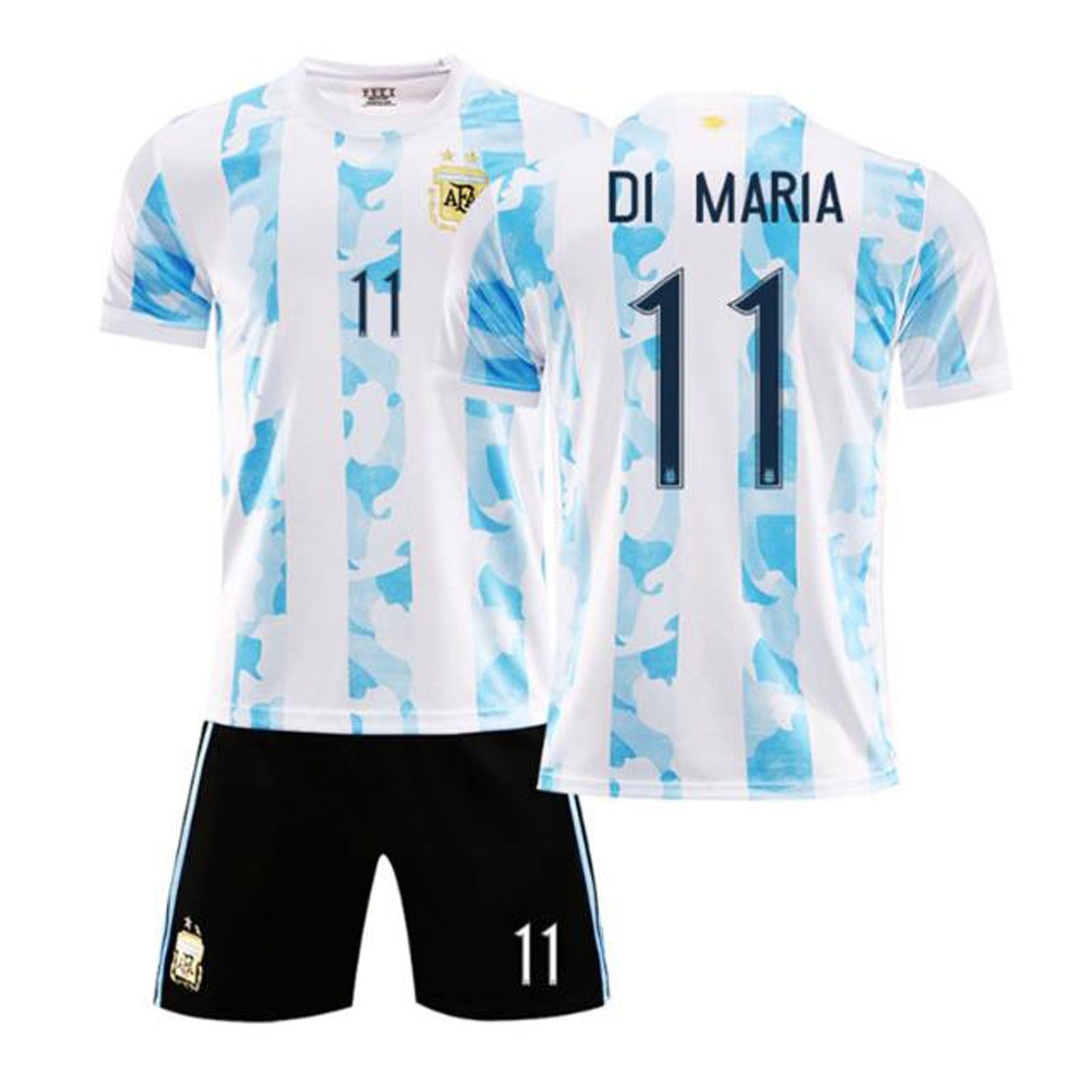 New 20-21 Argentina jersey No. 10 Messi home and away Neymar adult children's game uniform