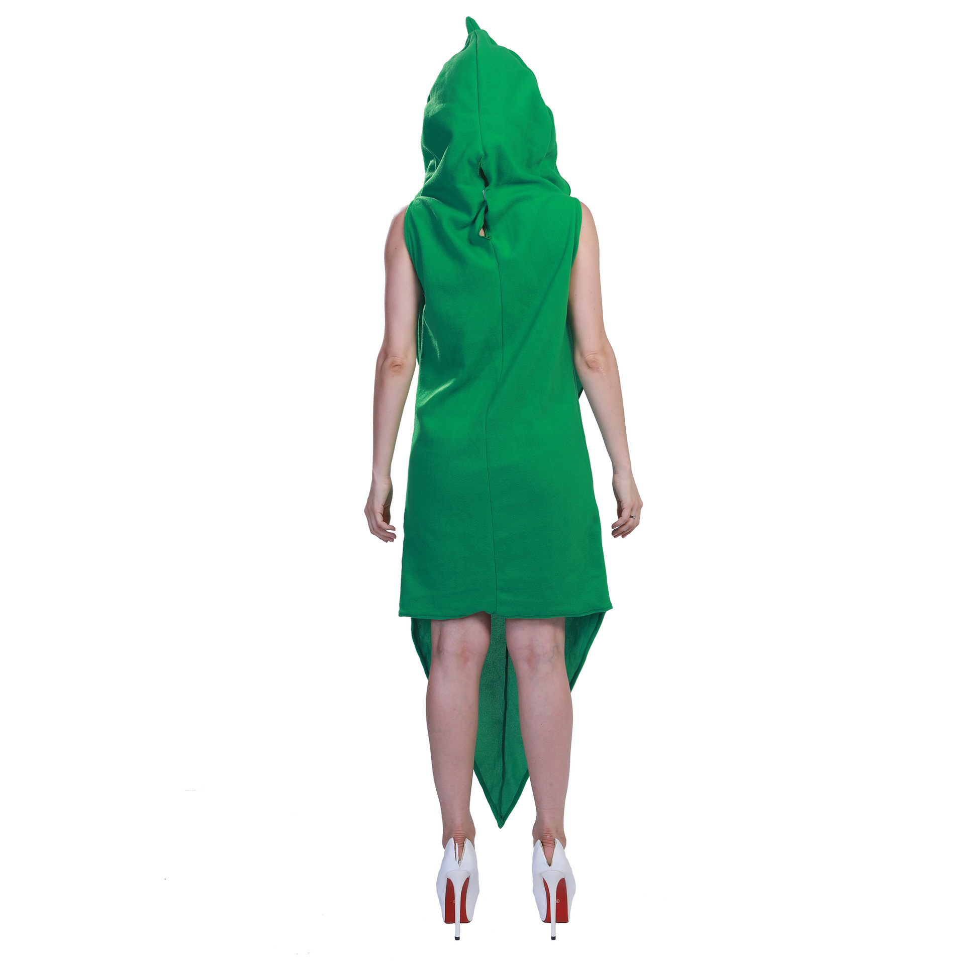 Wholesale mascot costumes for kids Halloween boy green pea cosplay jumpsuit carnival children's costume