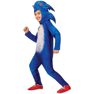 Children's Day Sonic Costume Cosplay Anime Costume Sonic Kid Costume for Boy