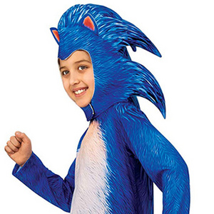 Children's Day Sonic Costume Cosplay Anime Costume Sonic Kid Costume for Boy