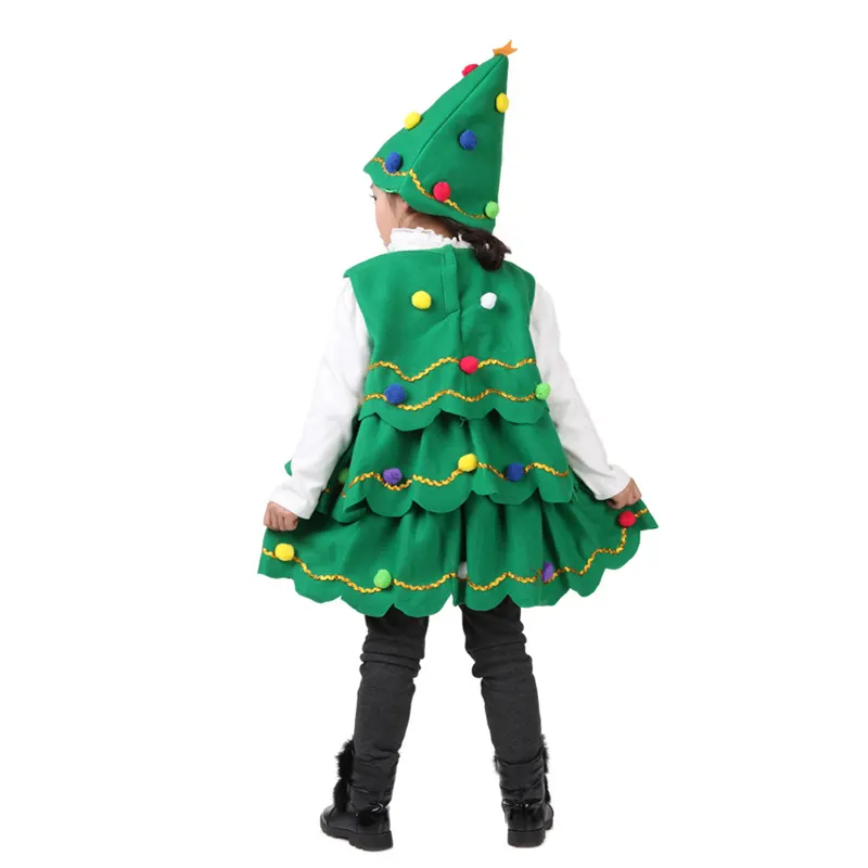 Children New Year Eve party Christmas Eve costume Christmas tree hat performance dance clothes Christmas costumes