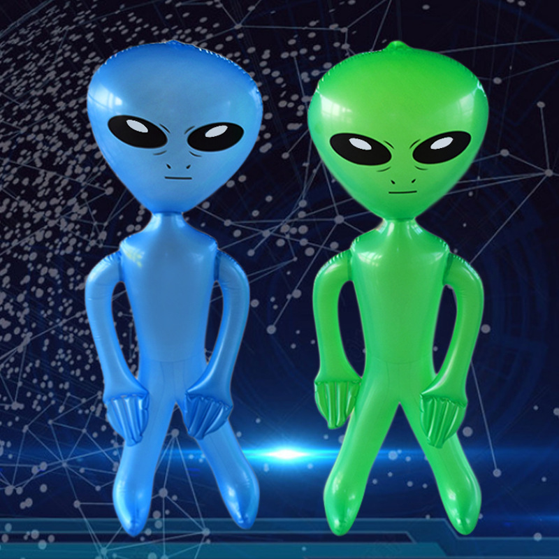 Factory Wholesale In Stock PVC Inflatable Alien Toys For Halloween Bar Party Decorations