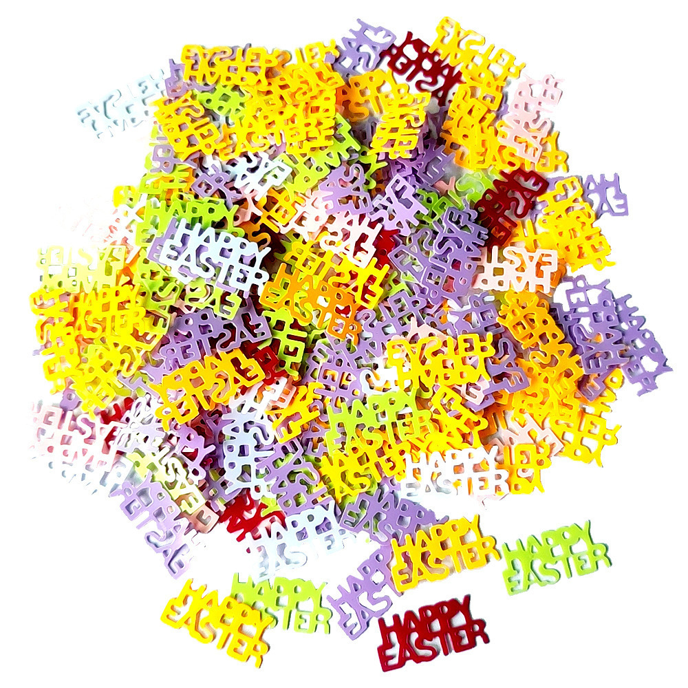 15g/pack Easter Decoration Holiday Party Eggs Chick Happy Easter Confetti For Party Supplies