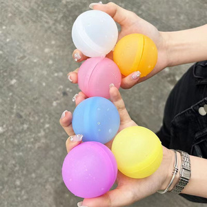 2023 Summer Outdoor Toy Quick Easy Fill Self Sealing Refillable Water Ball Bomb Reusable Silicone Water Balloons