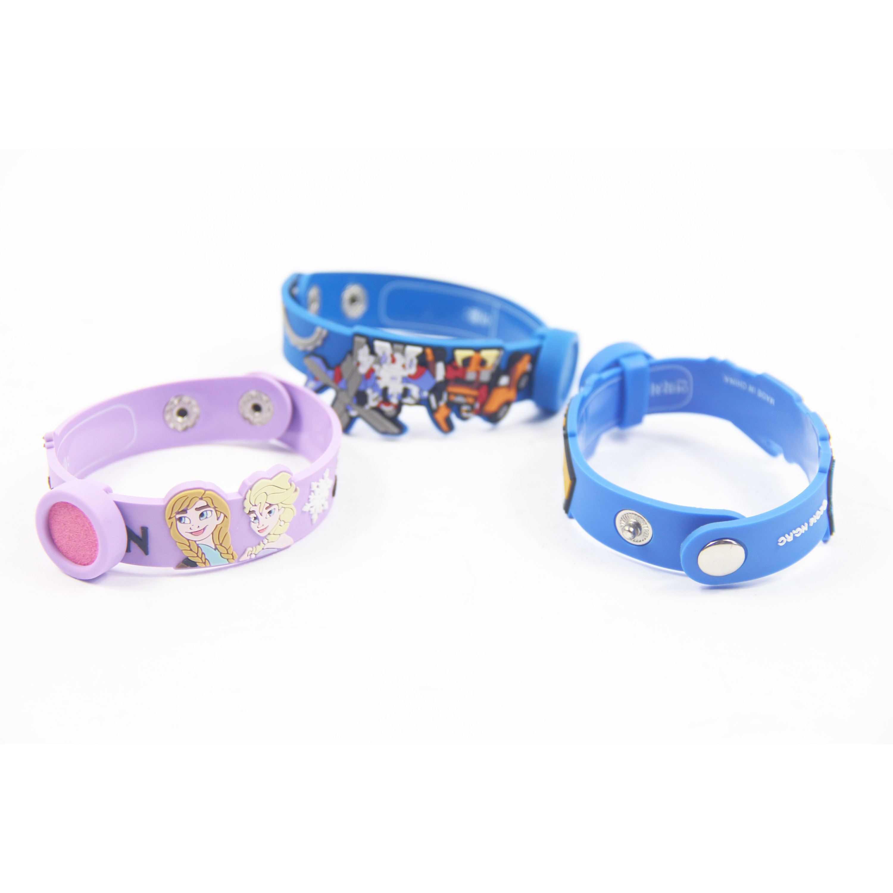 Promotional Eco Friendly Adjustable Plastic Clip Event Party Bracelet Custom Festival Fabric Woven Wristbands