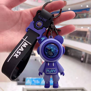 Wholesale cute 3D colorful mini keychain hole Eva plastic foam sandals croc keychain for Decoration Gift