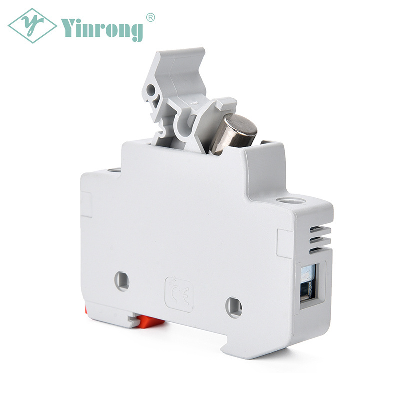 Yinrong Din Rail Fuse Holder Dc Fuse With Dc Short Circuit Protection 15 Amp High Voltage Fuse