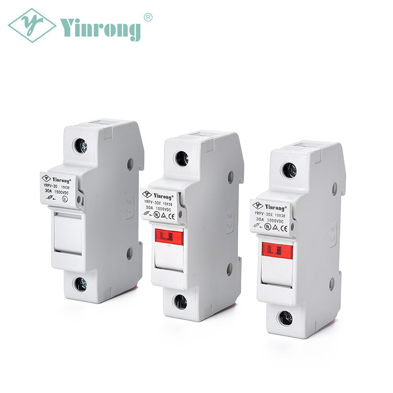 DC Short Circuit Protection 1000Vdc Din Rail Fuse Holder