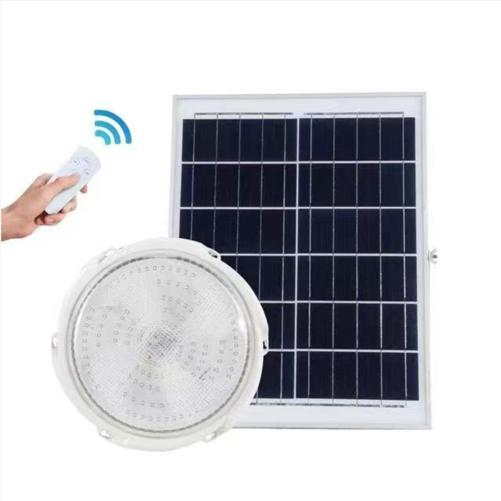 100W 200W 300W 400W 500W Energy Save Lights Sunlight Three Color Waterproof Remote Control Smart Indoor Use Solar Ceiling Light