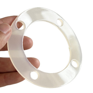 Factory customized white rubber gasket silicone cutting and forming gasket nitrile rubber gasket