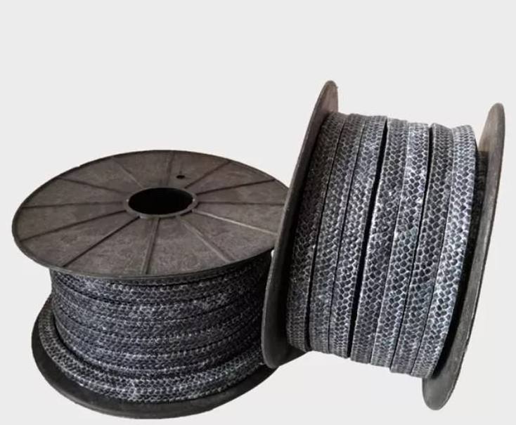 Customized carbon fiber packing, standard parts for wear-resistant bearing sealing, 40*40 PTFE packing