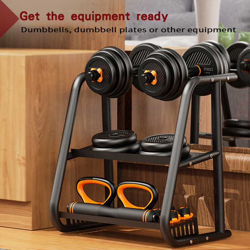 Feierdun Hot Selling Home Fitness Equipment Adjustable Iron Dumbbell Weight Rack Stand