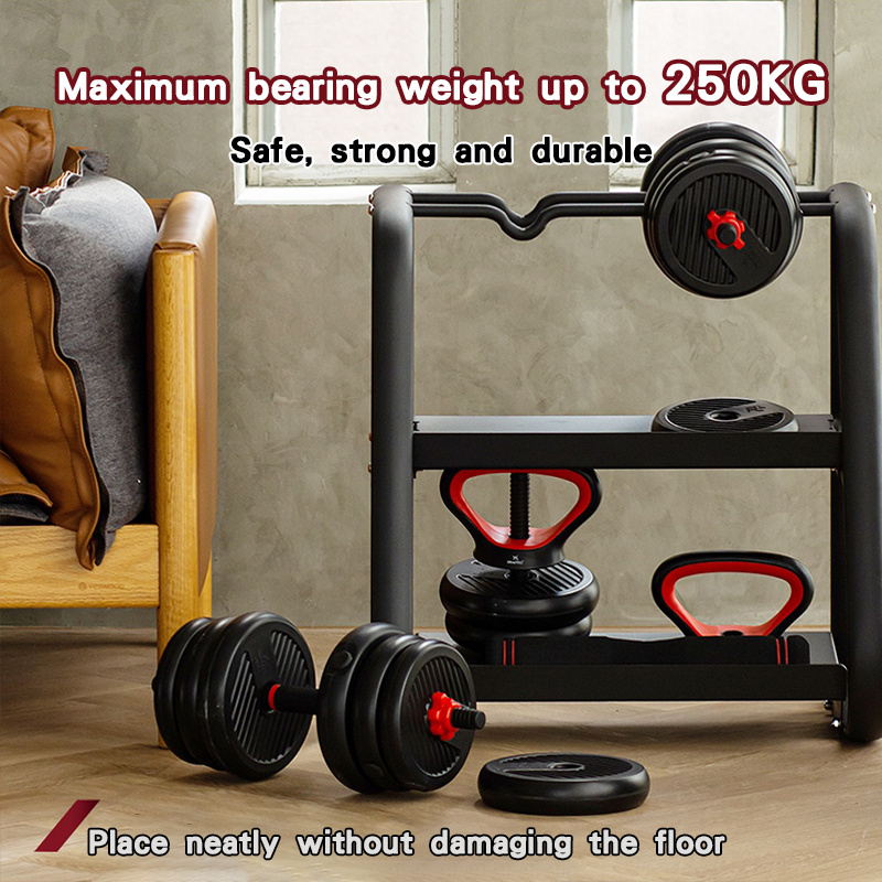 Feierdun Hot Selling Home Fitness Equipment Adjustable Iron Dumbbell Weight Rack Stand