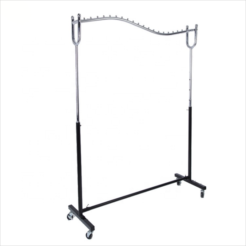 Metal adjustable cloth display rack/ clothes drying display stand rack