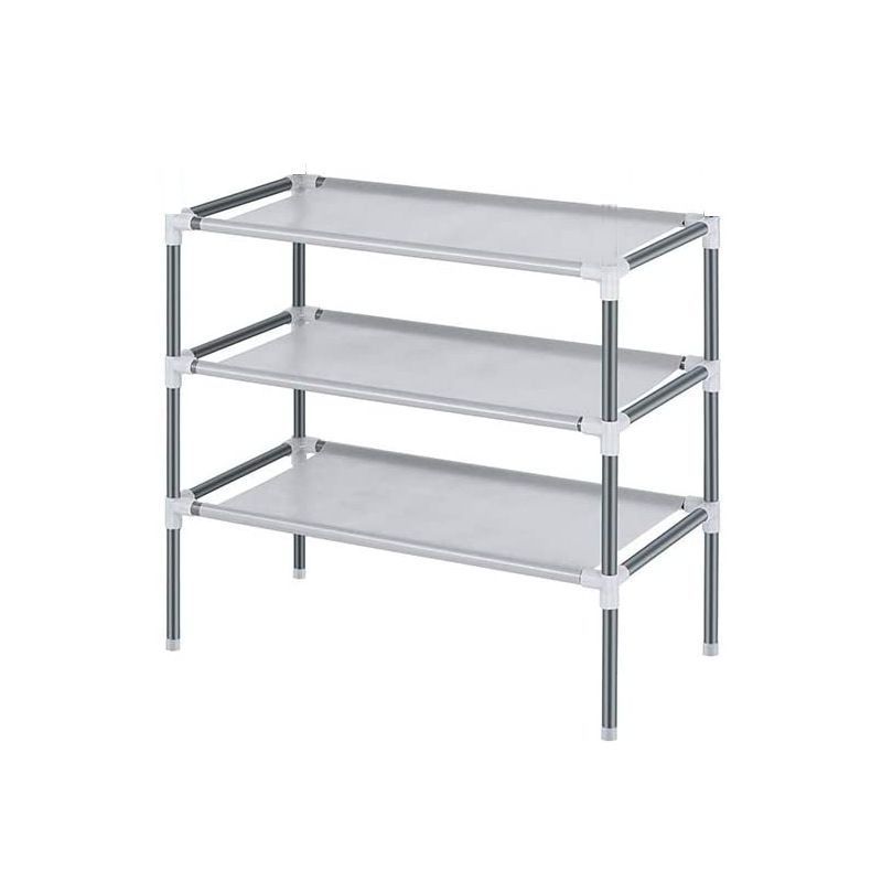 Stainless steel storage rack shoe cabinet multi-layer simple shoe rack organizer manufacturer wholesale