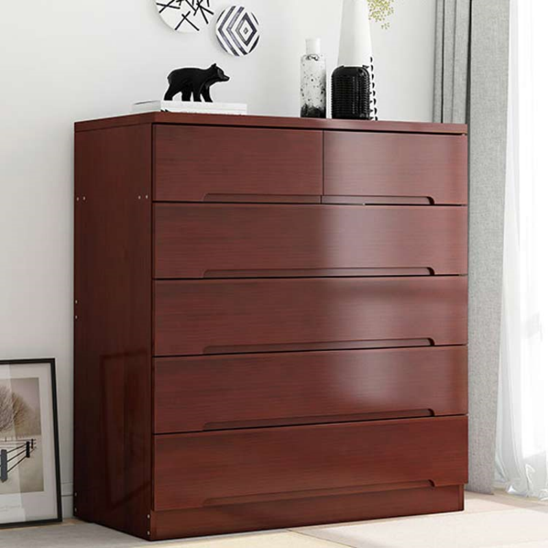 Hot saling cheap wooden 6 chest of drawers for living room cabinets