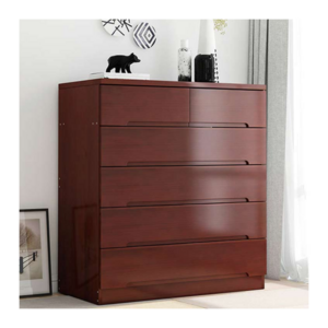 Hot saling cheap wooden 6 chest of drawers for living room cabinets