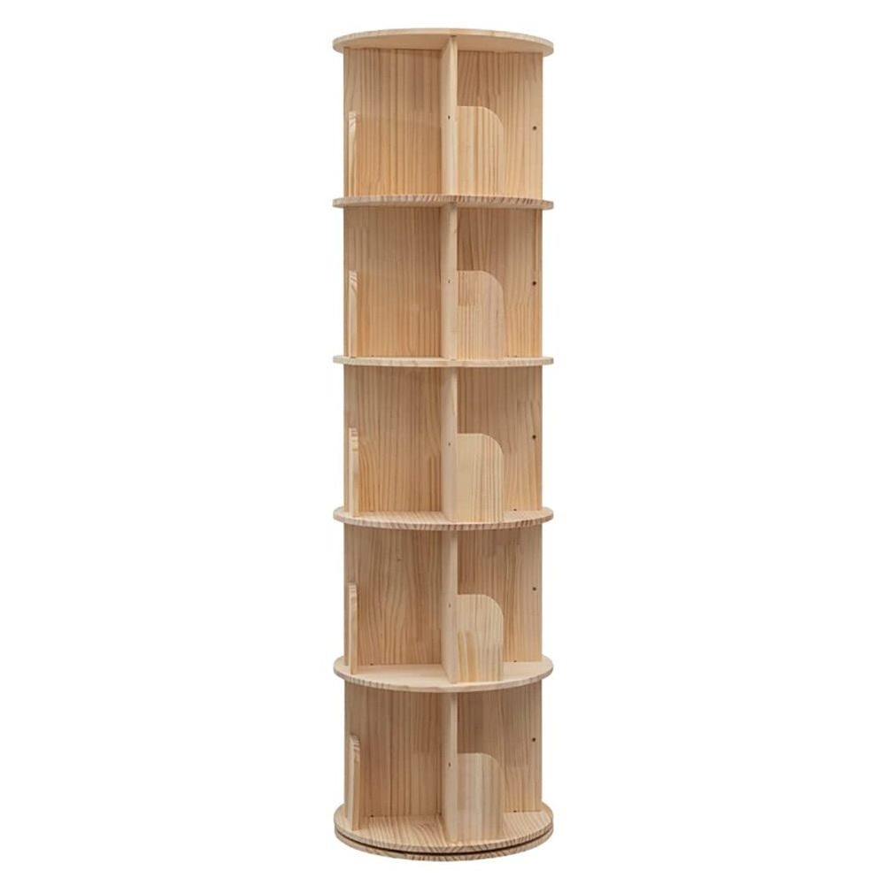 Tree Bookshelf with Drawer Wooden  Bookcase Storage Rack Mini Bookcases Narrow Desktop Organizer Shelves for Bedroom Office