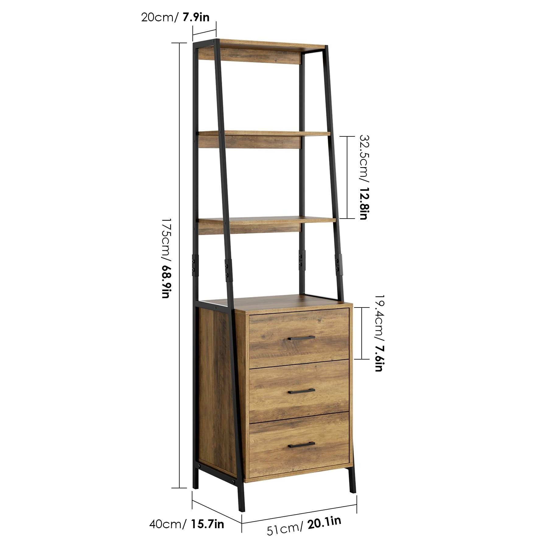 Tree Bookshelf Wooden  Bookcase Storage Rack Mini Bookcases Narrow Desktop Organizer Shelves for Bedroom Office