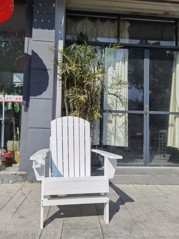 Factory wholesale adirondack chair outdoor lounge chair all-weather fade resist fade easy to maintain plastic wood garden chair