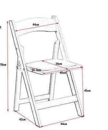 High Quality Garden Lightweight Wedding Event Plastic White Chairs Resin Outdoor Folding Chair