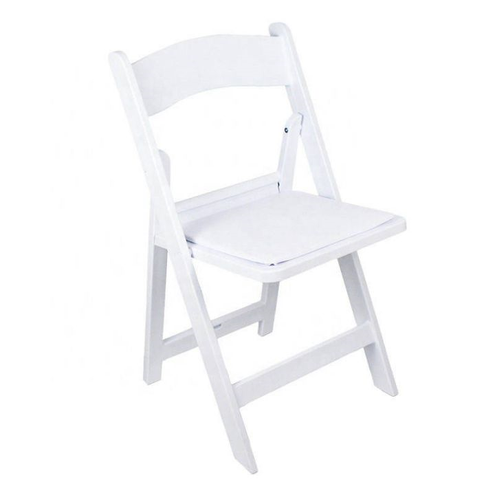 High Quality Garden Lightweight Wedding Event Plastic White Chairs Resin Outdoor Folding Chair