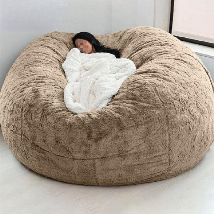 Factory Wholesale Couch   7ft Memory Foam Large Big Lazy Sofa Bed Huge Giant Bean Bag Chair Cover