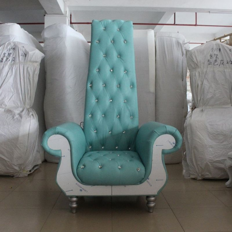 luxury royal cheap king throne chair gold wedding chair for bride and groom