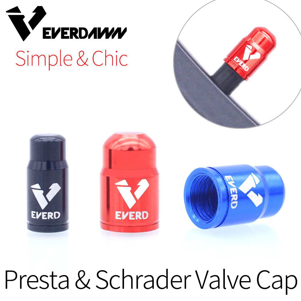 Bicycle Tires Caps Customized Logo Aluminium Alloy Bicycle Valve Cap Bike Parts FV Cover Bicycle Presta Valve Caps