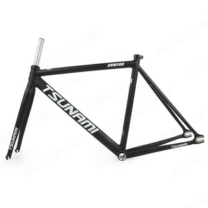 TSUNAMI SNM100 Fixed Gear Bike Frame Aluminum Alloy 700C Fixie Bike Frame for Track Bike