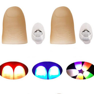 Lightup Magic Thumbs Led Flash Finger Tips Lights Bright Closeup Stage Magic Tricks Party Props