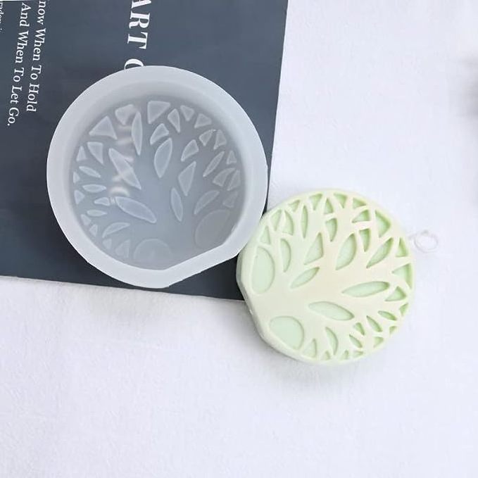 Wholesale 3D Simple Tree of Life Candle Silicone Molds for Making Candle Resin Pillar Gypsum Candles Wax Soap