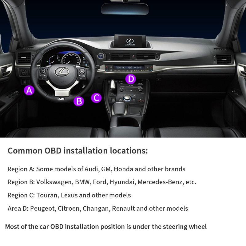 Car Tracker OBD2 Locator Vehicle Gps Tracking Device Tracker Google Map 4G OBD GPS Tracker