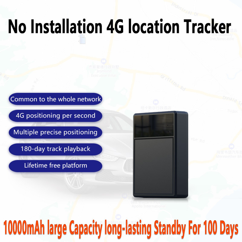 Waterproof magnet 4G gps tracker wireless 10000mah Strong magnetic Vehicle Locator Anti theft GPS tracker Long Time