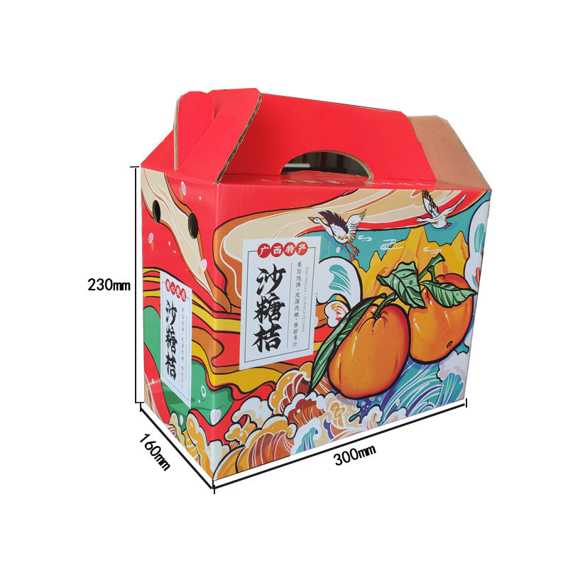 Farm fresh produce wax carton box for vegetable and fruit Wax Corrugated Box