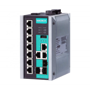 MOXA  EDS-510E-3GTXSFP-T  Managed Gigabit Ethernet switch with 7 10/100BaseT(X) ports